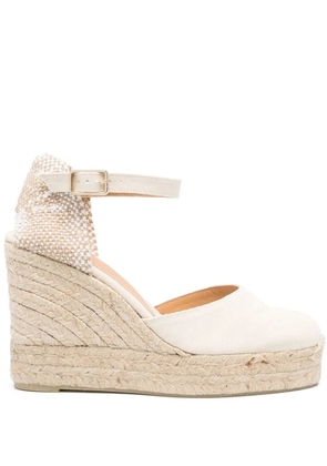 Castañer woven wedge-heel espadrilles - Neutrals