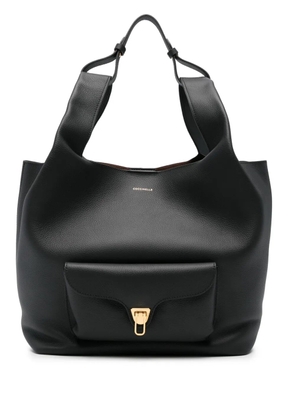 Coccinelle Beat flap-pocket shoulder bag - Black