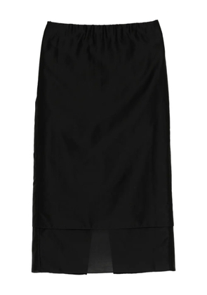LESS layered details skirt - Black