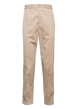 A.P.C. pressed-crease straight trousers - Brown