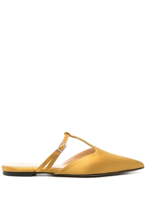 Tela satin mules - Yellow