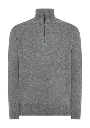 Seventy half-zip long-sleeve sweater - Grey