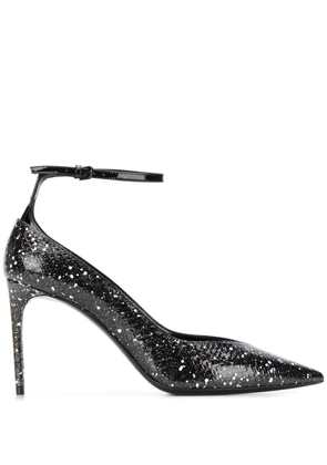 Saint Laurent ink splashes pumps - Black