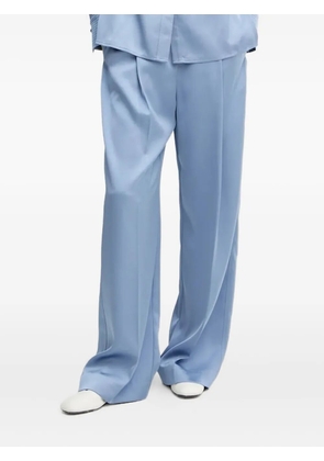 Stine Goya pleated wide-leg trousers - Blue