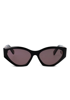 Philipp Plein Eyewear geometric-frame sunglasses - Black