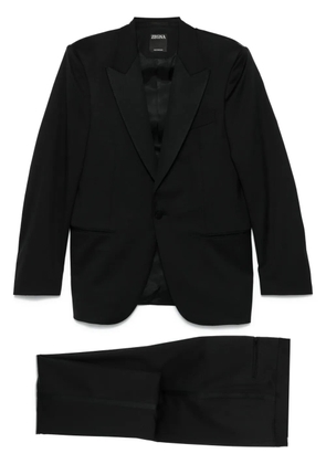 Zegna single-breasted suit - Black
