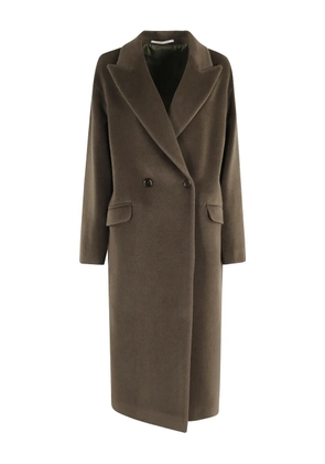 Tagliatore double-breasted coat - Green