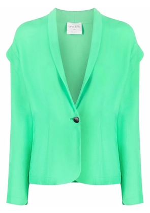 Forte Forte drop-shoulder single-breasted blazer - Green