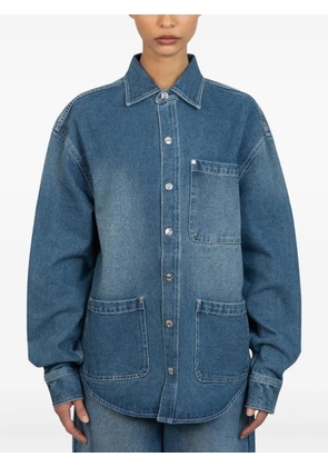 House of Sunny patch-pockets denim shirt - Blue