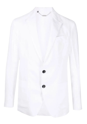 Billionaire single-breasted tailored blazer - White