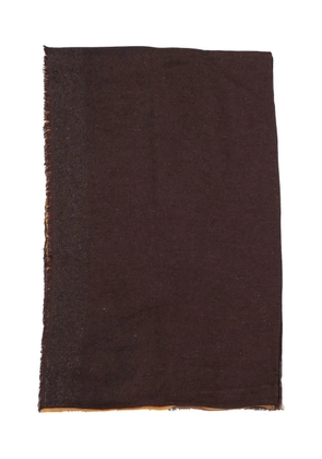 Faliero Sarti Diamante fringed scarf - Brown