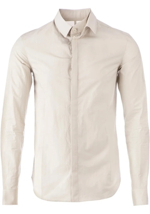 Deepti concealed button fastening slim fit shirt - Grey