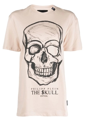Philipp Plein skull-print T-shirt - Neutrals