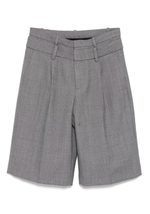 JNBY straight-leg wool shorts - Grey