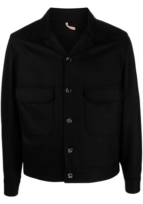 Dell'oglio long-sleeve button-up shirt - Black