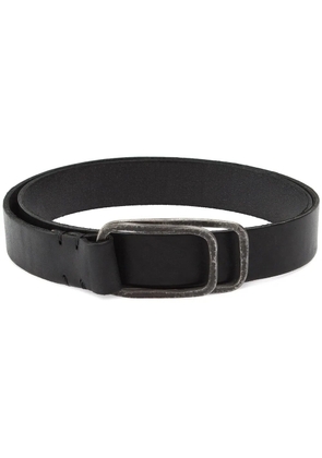 Tagliovivo thick leather belt - Black
