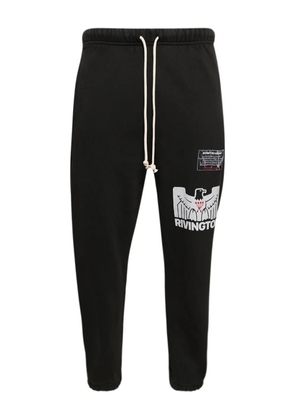 RRR123 cotton track pants - Black