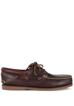 Timberland leather boat shoes - Brown