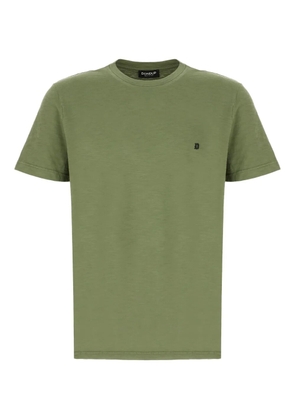 DONDUP logo-embroidered crew-neck T-shirt - Green
