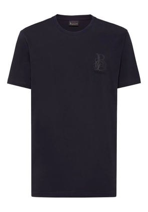 Billionaire logo-embroidered T-shirt - Blue
