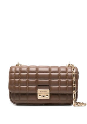 Michael Kors large Tribeca quilted chain shoulder bag - Brown