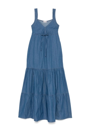 LIU JO cotton midi dress - Blue