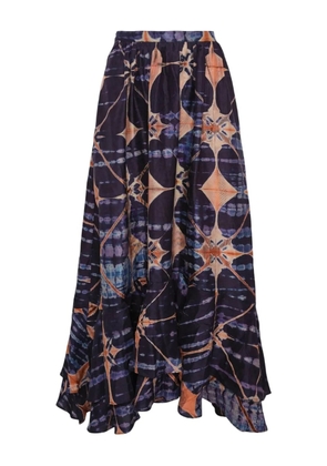Ulla Johnson Mae printed skirt - Blue