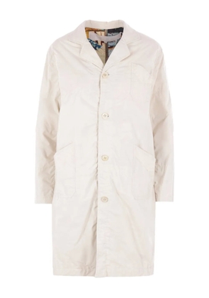 Comme des Garçons TAO notched-collar trench coat - Neutrals