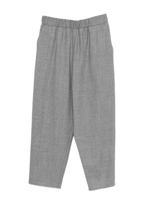 Dusan elasticated-waist trousers - Grey