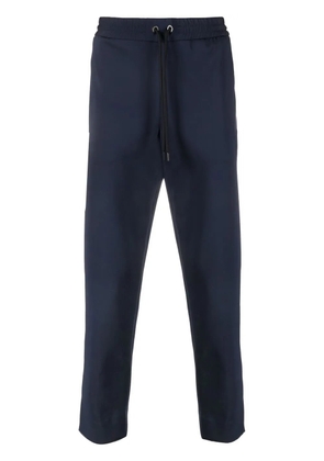 Moncler cropped track pants - Blue