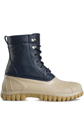 Diemme Antra leather lace-up combat boots - Blue