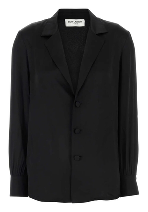 Saint Laurent silk satin shirt - Black