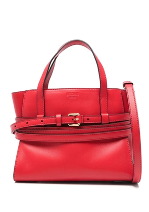 Moschino small Tie Me tote bag - Red