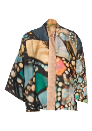 YAVI reversible graphic-print jacket - Neutrals
