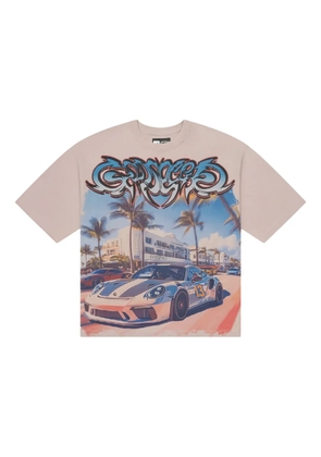 GODSPEED Car Meet Miami graphic-print T-shirt - Neutrals