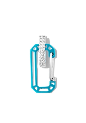 EÉRA 18kt white gold Amina and Chiara drop earring - Silver