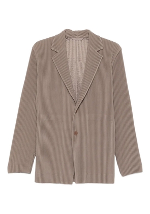 Homme Plissé Issey Miyake single-breasted blazer - Grey