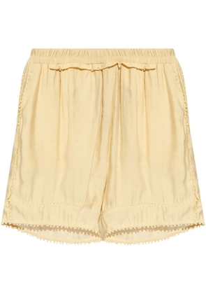 MUNTHE pompom-trim shorts - Neutrals