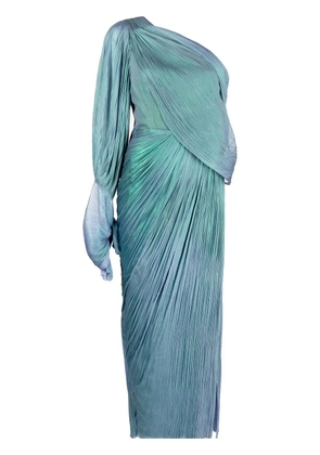 Maria Lucia Hohan Haven pleated one-shoulder dress - Blue