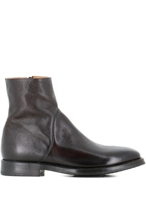 Alberto Fasciani Ethan zip leather boots - Brown