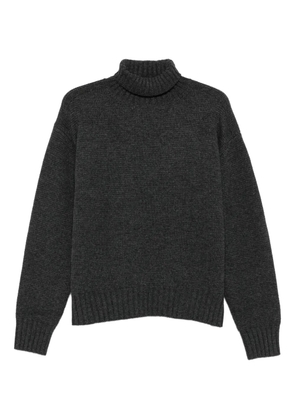 TAIGA TAKAHASHI roll-neck knitted sweater - Black