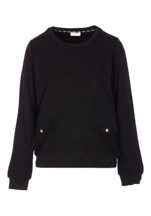 LIU JO round-neck sweatshirt - Black