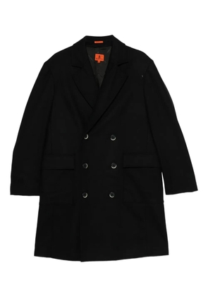 Barena double-breasted patch-pocket coat - Black