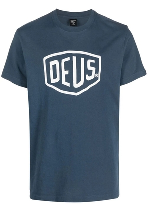Deus Ex Machina logo-print cotton T-shirt - Blue