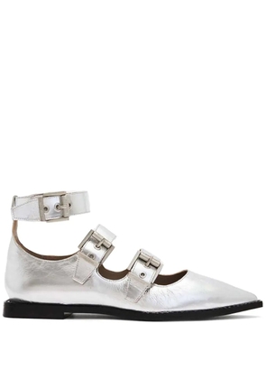AllSaints Susan ballerina shoes - Silver