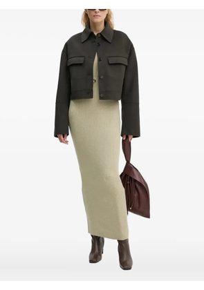 Nanushka buttoned flap-pocket jacket - Grey