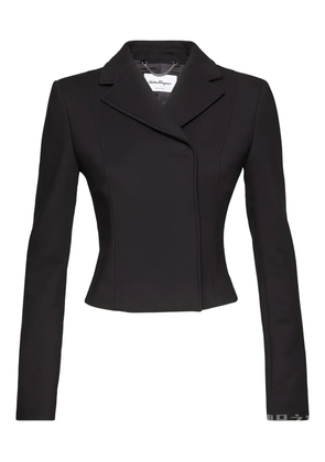 Ferragamo notched-lapel jacket - Black