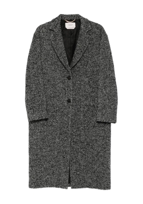 Agnona single-breasted coat - Grey