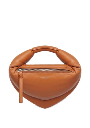 FEDERICO CINA knotted leather tote bag - Brown