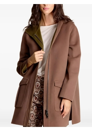 MALIPARMI hooded pocket coat - Brown